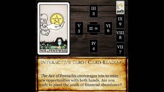 Celtic Cross Wealth - Ace of Pentacles - Position 10, Upright