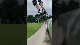 Feeble grind cool angle #viral #scootering #skatepark