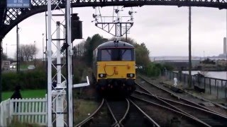 73966, 73967 & 56113 at Bo'ness Station. 02/01/16