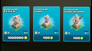 Estatua del PEKKA, de poder y de Héroe en Clash of Clans ¿PARA QUE SIRVEN?