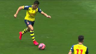 Unbelievable Alexis Sanchez goal  Super Slow motion