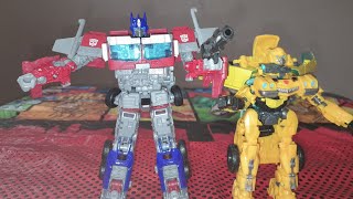 TRANSFORMERS RISE OF THE BEASTS BUMBLEBEE AND OPTIMUS PRIME TOYS WHO IS BETTER