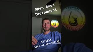 Open Bass Tournament | Lake of the Ozarks #bassfishing #lakeoftheozarks #basstournament #shorts