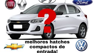 Melhores hatches compactos de entrada do Brasil! Comparação, até 60 mil!