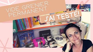 VIDE-GRENIER PERMANENT: j'ai testé! Quel résultat? Rentable ou pas?