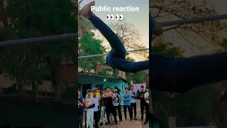 public reaction 😜🤟#badalcalisthenics #motivationalvideo  #streetworkout #tiktok #viralvideo #shorts