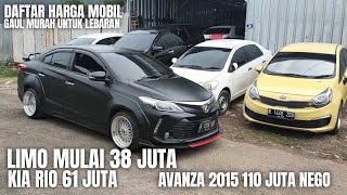 HARGA MOBIL UPGRADE UNTUK NGABUBURIT DAN LEBARAN