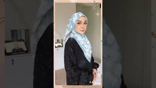 Tutorial Hijab Segiempat Motif. Link Produk ada di video terkait