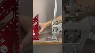 When carpenters install long cabinet doors. #viralvideo #hardware #tool #shorts