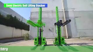 Semi Electric Self Lifting Stacker