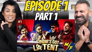 INDIA'S GOT LATENT | EP 01 - Part 1 | ft. ‪Raftaar - | Samay Raina | REACTION!!