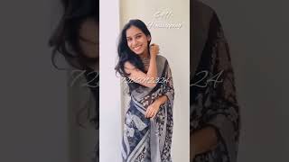 సాఫ్ట్ ఫాక్స్ మోస్ చీఫన్ సారీస్ SOFT FAUX MOSS CHIFFON SAREES #shorts #trending #viral #youtubeshort