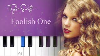 Taylor Swift - Foolish One (Taylor’s Version)  | Piano Tutorial + Lyrics & timestamps