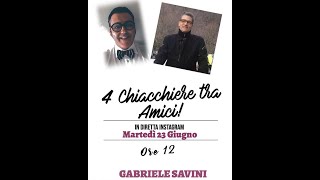 Ospite della chiacchierata Gabriele Savini