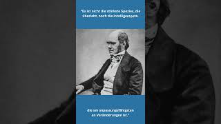 Charles Darwin Zitat (Company 4 You & Me ®)