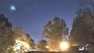 Video of a Fireball from AMS114 (River Oaks), Baton Rouge, LA, cam #3 SE  2022-11-21 02:09 (UCT)