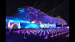 The Naming Ceremony of MSC Virtuosa cruise ship in Dubai 27 November. Part 1.