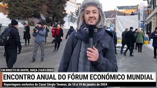 🇨🇭|📽 𝗥𝗘𝗣𝗢𝗥𝗧𝗔𝗚𝗘𝗠 na Suiça: Encontro anual do Fórum Económico Mundial