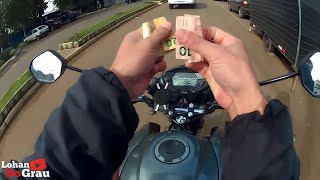 MOTOVLOG RAIZ  OLHA OQUE EU ACHEI NA RUA lohan do grau