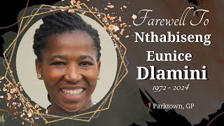 Nthabiseng Eunice Dlamini Funeral Service