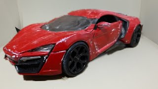 Makeover of 1:24 scale Lykan Hypersport