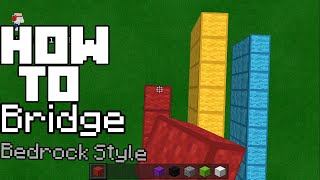 MINECRAFT BEDROCK BRIDGING TUTORIAL!