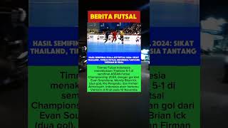 Timnas futsal Indonesia unggul atas tuan rumah Thailand #ytshorts