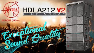 AERONS INDIA HDLA212 v2 || 1500W Dual 12 Line Array