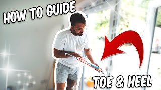 How to toe and heel a double glazed unit