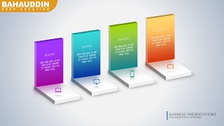 How To Design Workflow Layout, Process, Timeline Infographic in Microsoft PowerPoint | Bahauddin