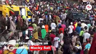 Sénégal : Manifestation contre un éventuel 3e mandat de Macky Sall