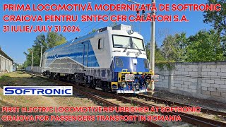 Prima locomotivă modernizată prin PNRR la Softronic pentru CFR Călători[31 iulie/July 31 2024]