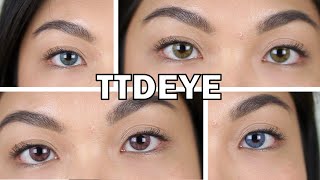 TTDEYE DAISY COLORED CONTACTS COLLECTION | ON BROWN EYES