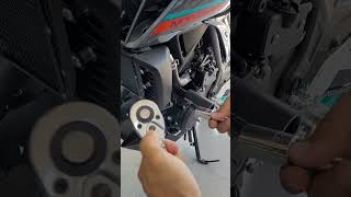 Yamaha MT-03 GRX Motonetics frame sliders install