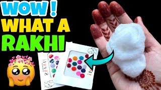 घर पर राखी बनाने का आसान तरीका/DIY Rakhi making at home/How to make rakhi at home/Best out of waste