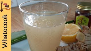 Aloe Vera, Ginger And Lemon Juice | Tasty Way To Consume Aloe Vera | Health Benefits Of Aloe Vera