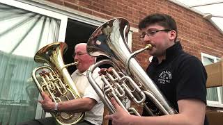 Euphonium Duet: 'Captain and Lieutenant' - Bandmaster W  Scholes