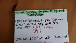 Division as Repeated Subtraction