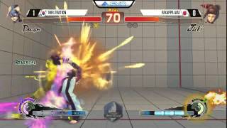 Infiltration (Decapre) vs AI AI (Juri) - EVO 2015 USF4 - Top 8 Winners