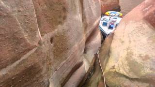 Robert Falls in the Cold Water - Lake Powell