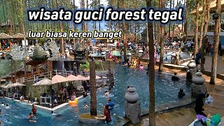 wisata GUCI FOREST tegal, pemandian air panas,dan sangat asyik buat camping ground.