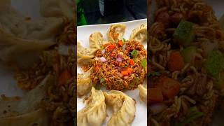 Momo ke sath chaat free in Nepal #shortsviral #shortsfeed #momolovers #nepalifood #foodshorts #food