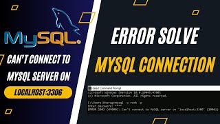 Can't connect to MySQL server on localhost 3306 error solve #mysql #technicalhouse