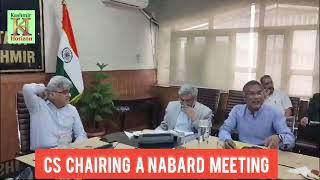 CS Chairing a NABARD Meeting.