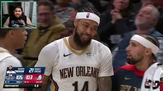 FADEAWAY GAME WINNER!! New Orleans Pelicans vs Portland Trail Blazers Reaction!