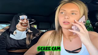 BEST SCARE CAM Priceless Reactions 2024😈#103 | Funny Videos TikTok🤣🤣 | CoCo Scare Cam |