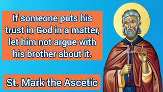 Sayings of Saint Mark the Ascetic