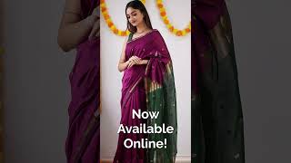 Silk Blend Kanjeevaram Saree #fashion #saree #viralvideo #trending #viral