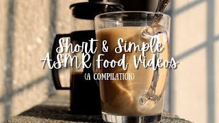 6 Simple ASMR FOOD Videos From Breakfast to Dinner!