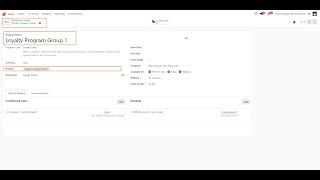 #Odoo17 Define customer specific loyalty programs based on their pricelist